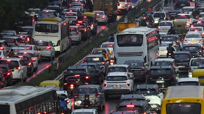 The protest led to heavy traffic around several important routes in Gurugram. (Image: PTI/File)
