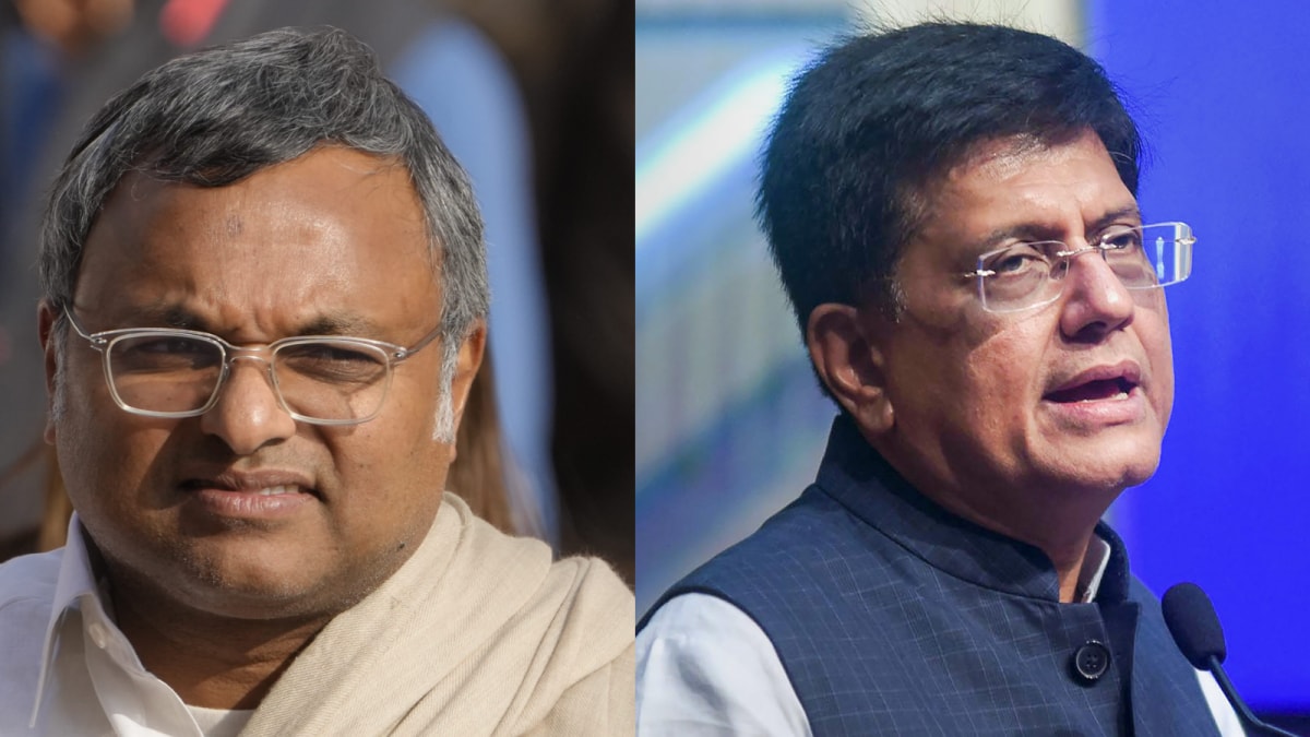 'Ridiculous': Karti Chidambaram Slams Piyush Goyal For Joking About Long Working Hours In India