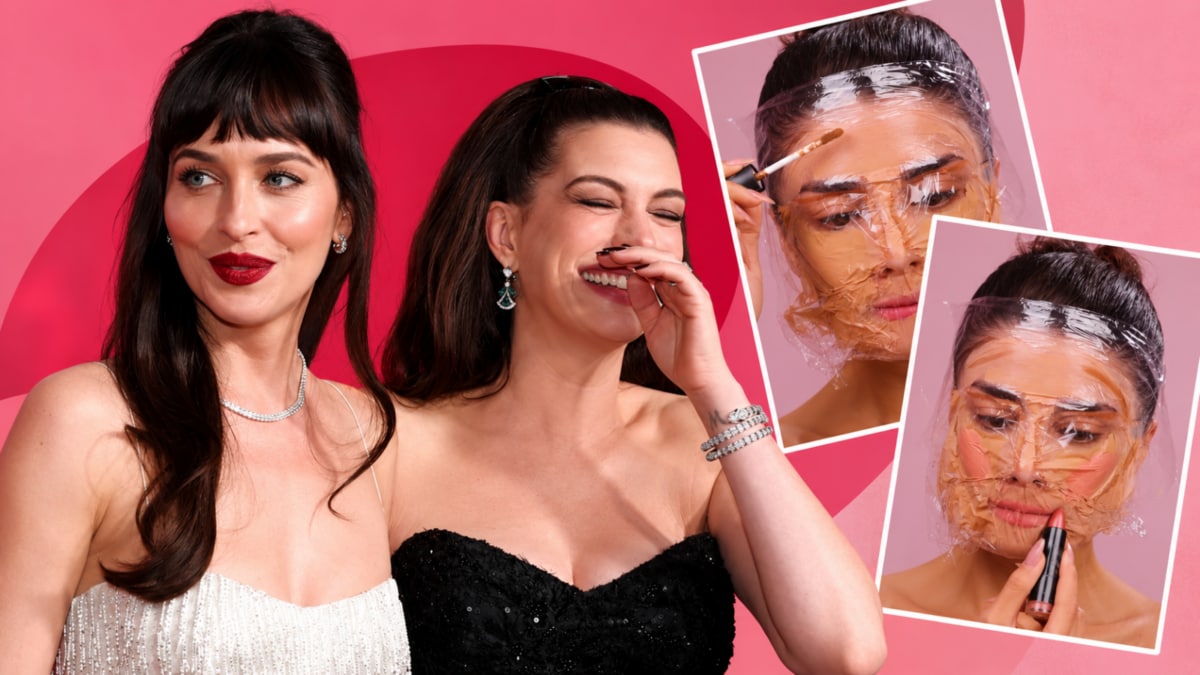 ‘Verity’ Stars Anne Hathaway And Dakota Johnson Roast Bizarre ‘Plastic Makeup’ Hack: What Is It? | Beauty News ‘Verity’ Stars Anne Hathaway And Dakota Johnson Roast Bizarre ‘Plastic Makeup’ Hack: What Is It? | Beauty News
