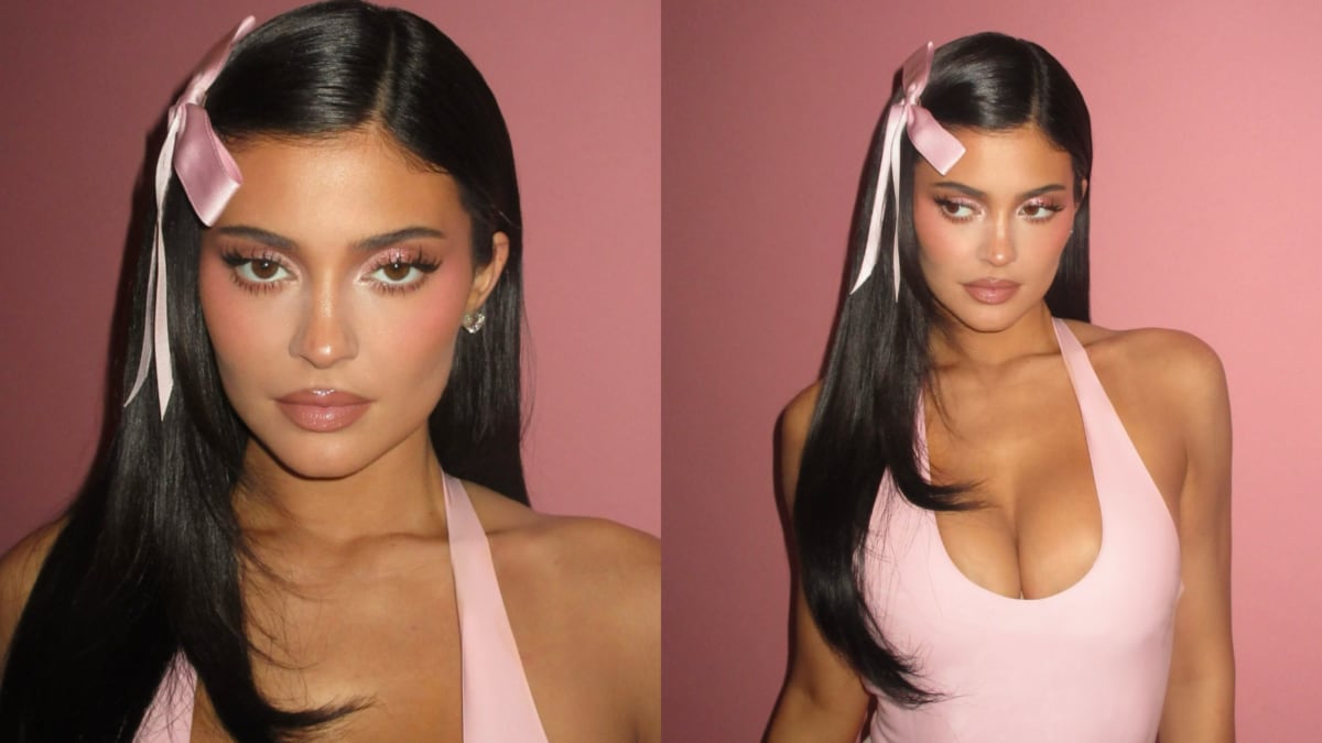Kylie Jenner Brings Back Coquette Glam With Pink Eyes And Glossy Lips; Here's How To Recreate The Look