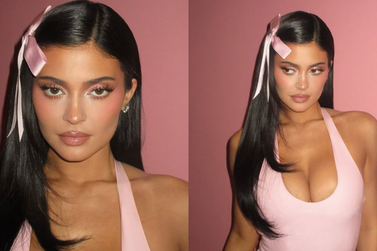 Kylie Jenner Brings Back Coquette Glam With Pink Eyes And Glossy Lips; Here's How To Recreate The Look