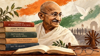 This Gandhi Jayanti, revisit five books by Mahatma Gandhi that offer a deeper understanding of his life, ideals and enduring legacy.