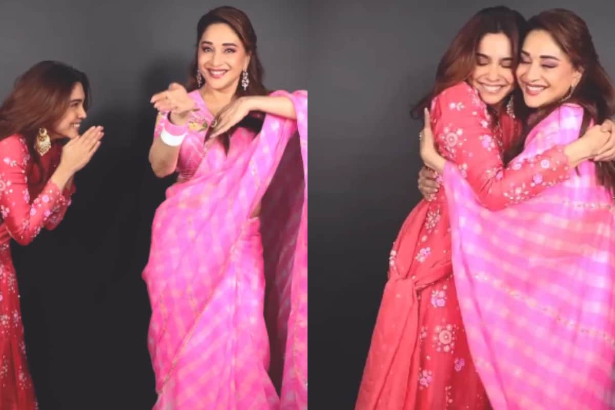 OG Rajshri Heroine Madhuri Dixit And Sooraj Barjatya’s Newest Muse Sharvari Make A Pretty Case For Pink