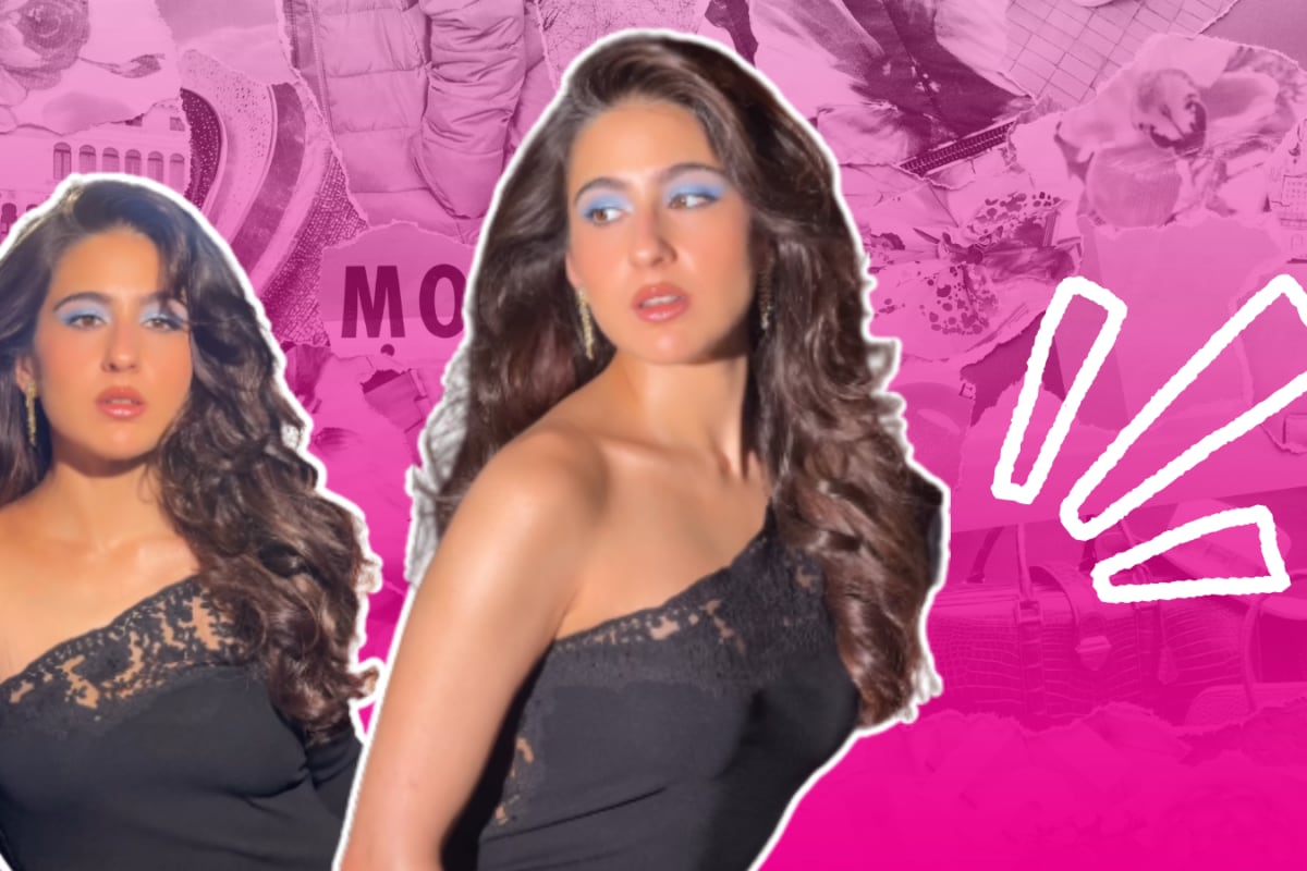 Sara Ali Khan’s Blue Eye Makeup Is The Dandiya Night Beauty Inspiration You Need This Navratri