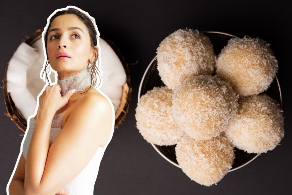 Alia Bhatt’s Viral Skin Snack Is A 4-Ingredient Coconut Laddoo Recipe For Your Beauty Food Fix