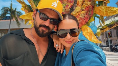 With 'Tu Hai Meri Kiran' set to hit theatres on October 23, we're revisiting the Sonakshi Sinha and Zaheer Iqbal's most hilarious and heartwarming moments.(Image: Instagram/@aslisona)