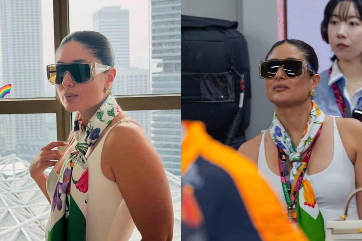 Kareena Kapoor Khan Gives Trackside Dressing A Chic Makeover At The Singapore Grand Prix