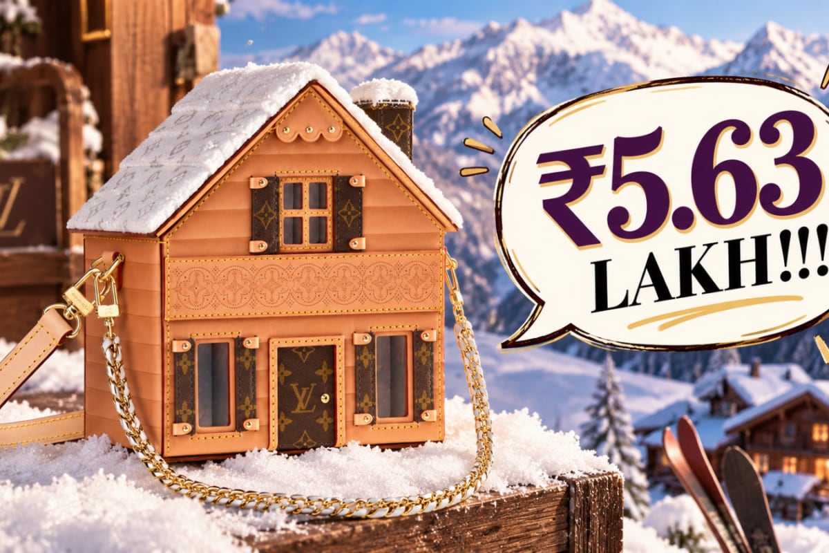 Louis Vuitton Has Turned A Snow-Covered Ski Lodge Into A ₹5.6 Lakh Handbag
