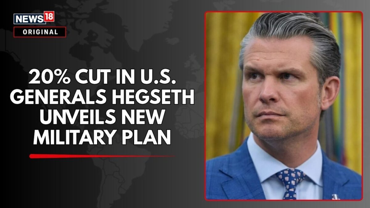 U.S. Defense Secretary Pete Hegseth Orders 20% Cut In General & Admiral ...