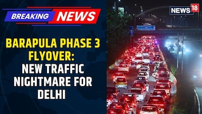 Barapullah Flyover Faces Major Traffic Test: 3-Km Jam, 55-Minute Delays on Day 2