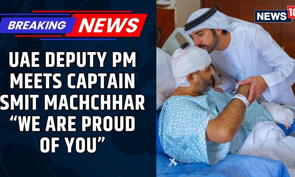 UAE Deputy PM Sheikh Hamdan Meets Indian Pilot Captain Smit Machchhar | Flydubai Hero | News18