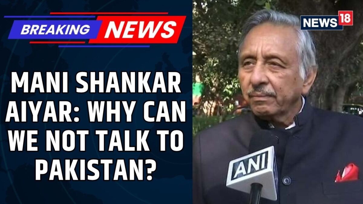 Mani Shankar Aiyar Calls for Renewed India-Pakistan Dialogue