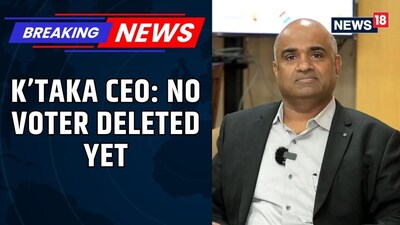 Karnataka CEO Assures No Voter Name Deleted Without Proper Process Amid Row