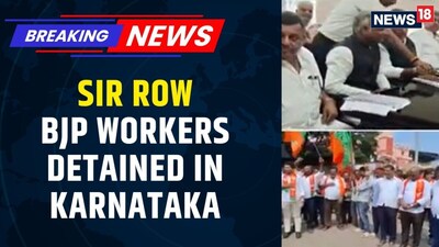BJP Workers Detained in Karnataka Amid Rising Tensions Over Voter List FIRs