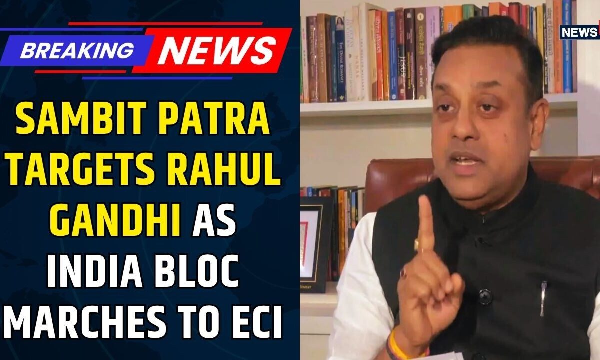 BJP vs INDIA Bloc News: Sambit Patra’s ‘Anarchy’ Charge, Gyanesh Kumar Row | Oppositions Protests
