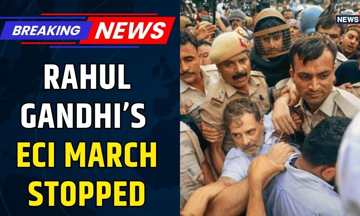 INDIA Bloc March STOPPED: 120 MPs Halted Near NITI Aayog | Gyanesh Kumar Protest Live News