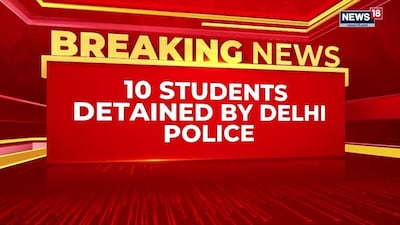 Delhi CJP Protest: 10 Students Detained Near Rajiv Chowk Metro