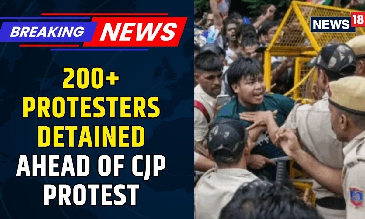 CJP Protest in Delhi: More Than 200 People Detained, Security Tightened at Jantar Mantar | News18