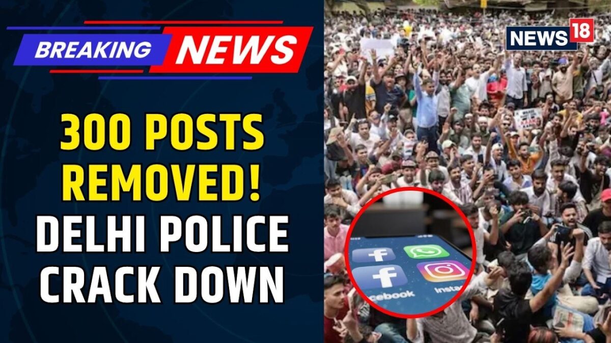 Delhi Police Cracks Down on 300 Social Media Posts Spreading Misinformation Amid Protests