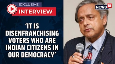 Shashi Tharoor Defends Congress Protest Against CEC Gyanesh Kumar
