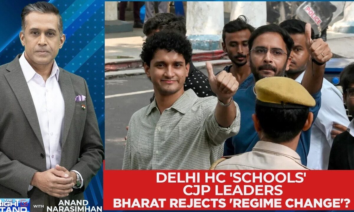 Delhi HC 'Schools' CJP Leaders | Bharat Rejects 'Regime Change' | The Right Stand | News18