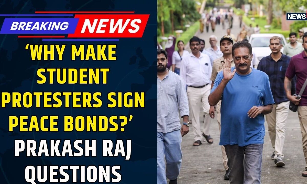 Prakash Raj Questions Peace Bonds for Peaceful Protesters | Demands Gyanesh Kumar’s Removal | News18