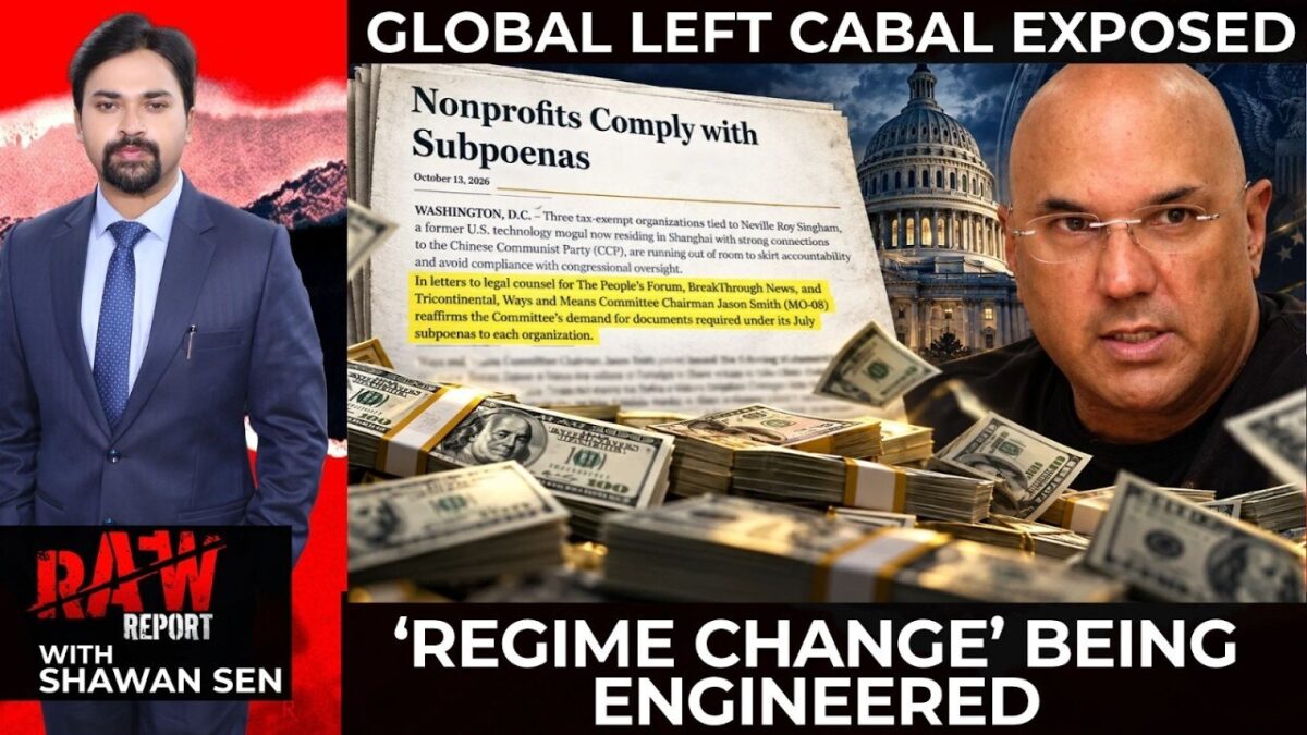 Global Left Cabal Exposed, 'Regime Change' Being Engineered | Raw Report With Sawan Sen | News18