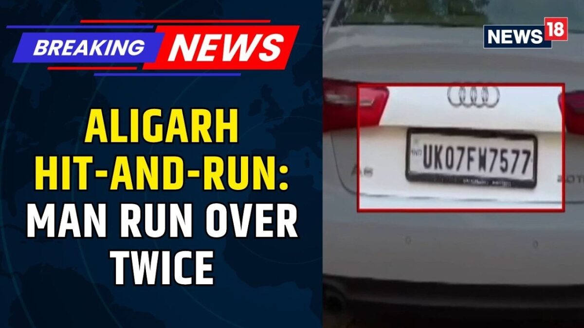 Luxury Audi Car Linked to Former BJP Leader Involved in Fatal Hit-and-Run in Aligarh | News18
