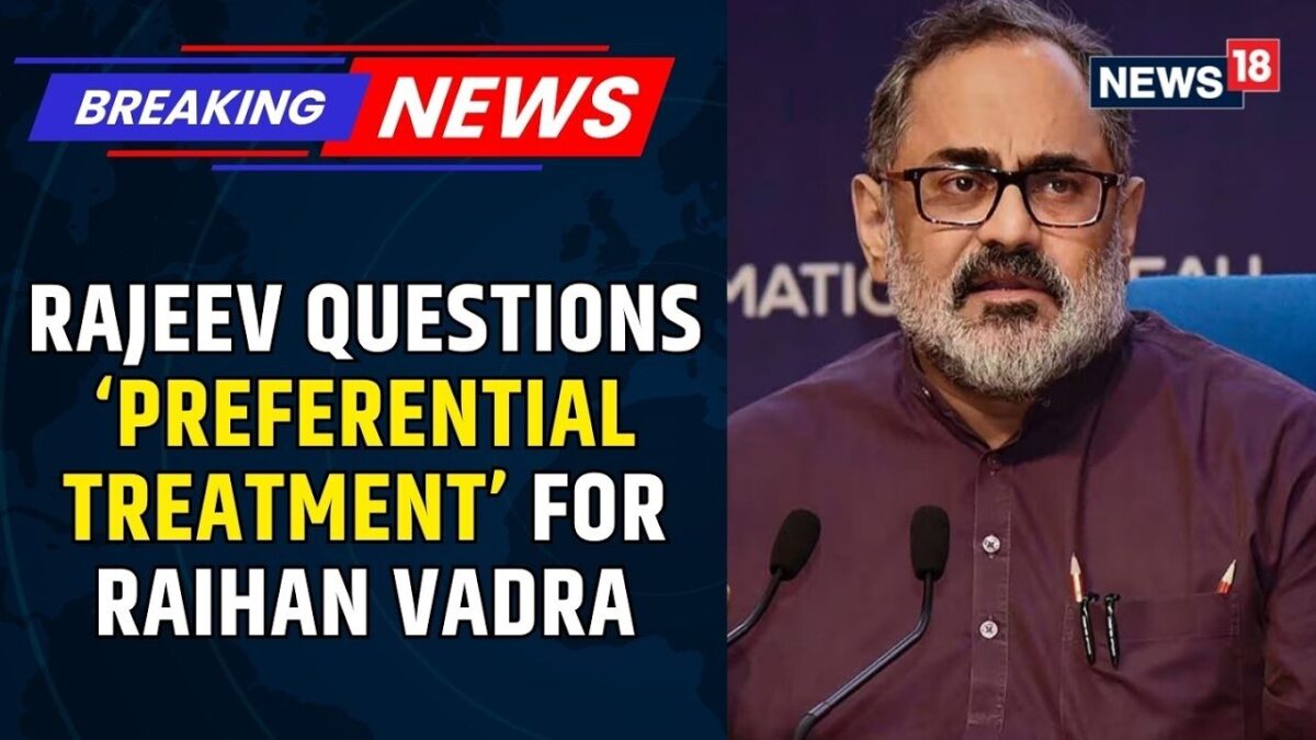 BJP Leader Rajeev Chandrasekhar Slams Congress Over Raihan Vadra Exhibition Row | Kerala | News18