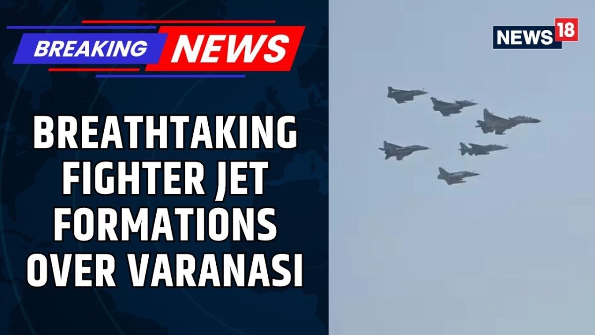 Su-30MKI & Jaguar Jets Roar Over Varanasi | ‘Wings Over Ganges’ | Indian Air Force | News18