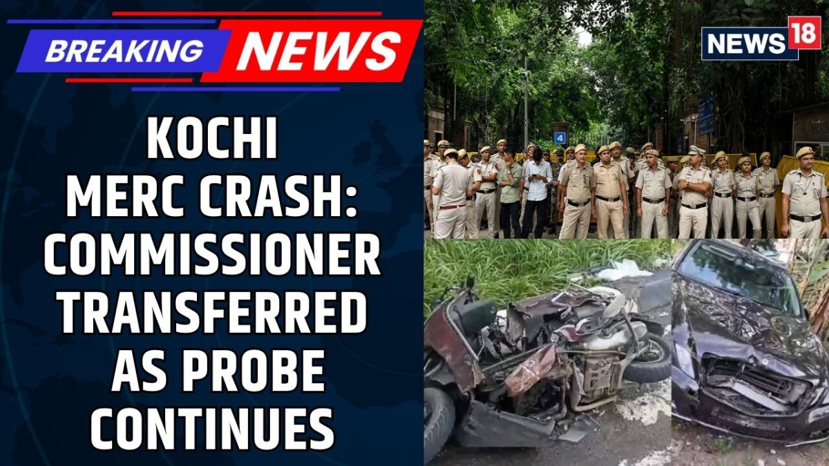 Kochi Police Commissioner Kaliraj Mahesh Kumar Transferred Amid Probe Into Mercedes Hit-And-Run Case