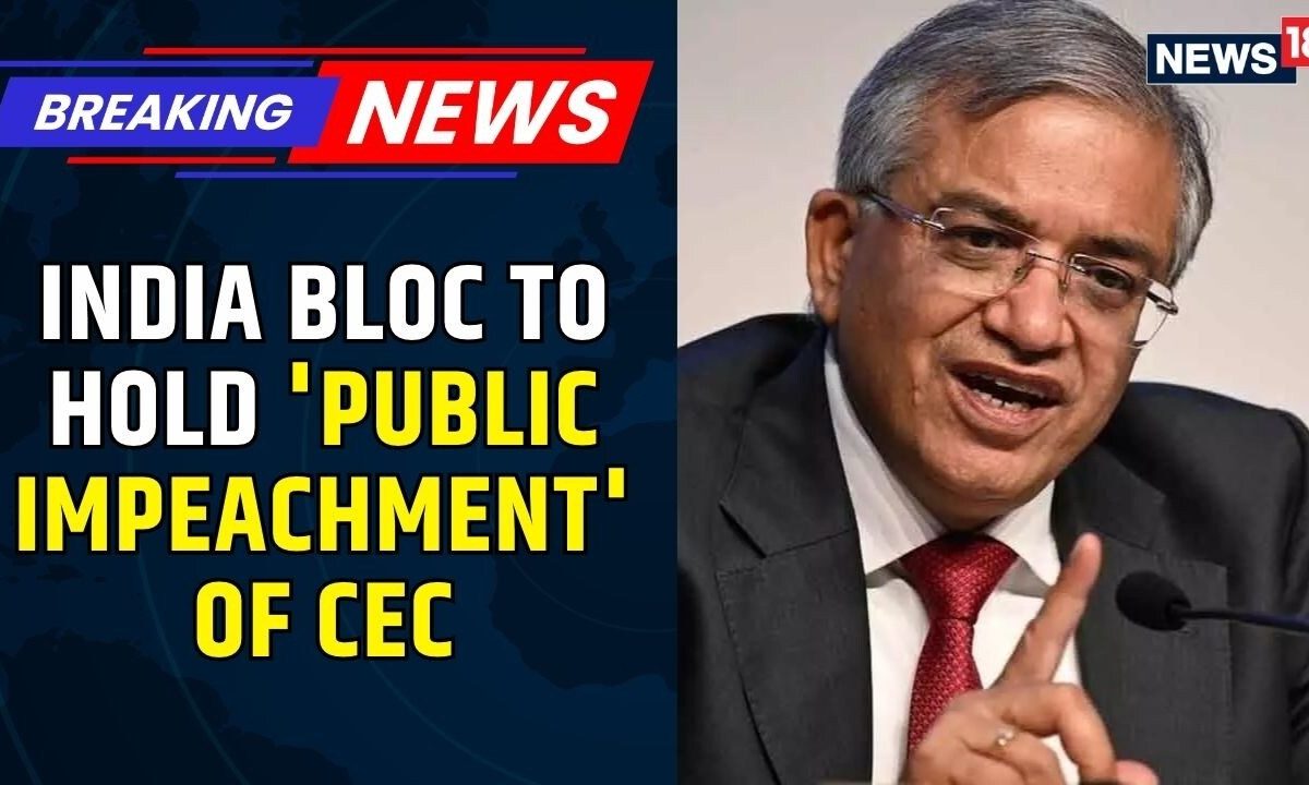 India Bloc to Hold Public Impeachment Proceedings Against Chief Election Commissioner Gyanesh Kumar