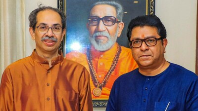 Uddhav and Raj Thackeray. (PTI)