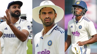 Akash Deep, Washington Sundar and Sai Sudharsan are part of India's Test squad for two-match series in New Zealand. (Picture Credit: AP, Creimas)