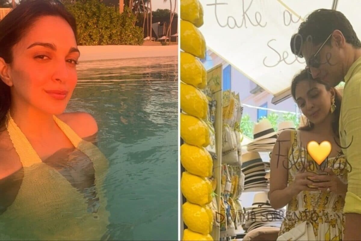 Pregnant Kiara Advani Flaunts ‘Mama Glow’ In Beach Holiday Pics With Sidharth Malhotra, Daughter Saraayah
