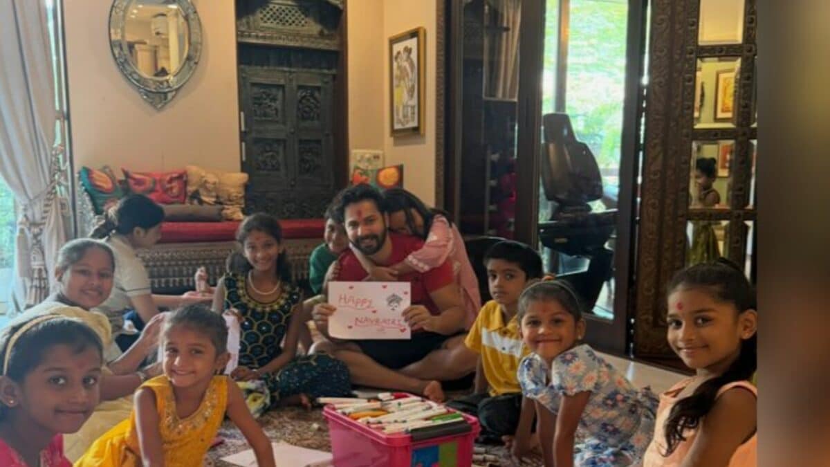 Varun Dhawan Celebrates Kanjak With Little Girls, Shares Heartwarming Navratri Picture