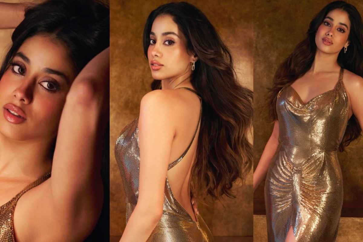 Janhvi Kapoor's Gold Backless Dress OnKoffee With Karan Is Just As Bold As Her Rapid Fire Takes