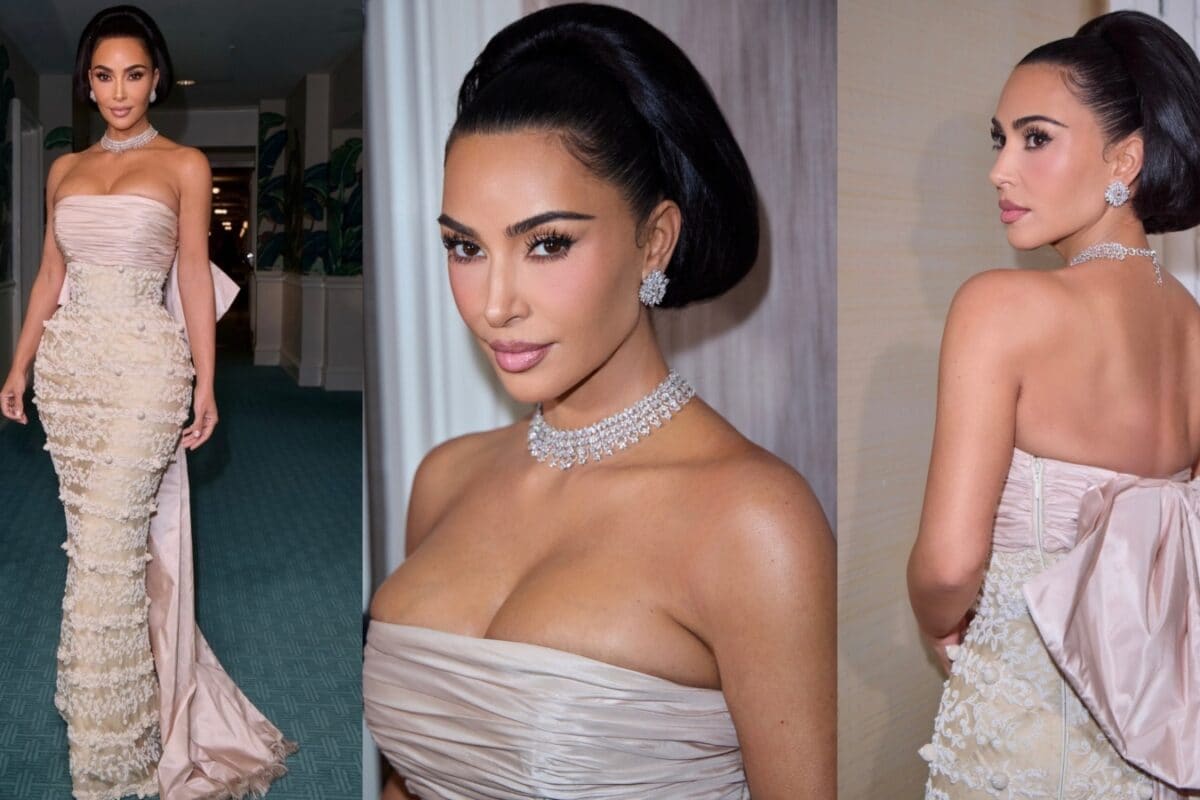 Kim Kardashian's Love For Vintage Fashion Shines In A 1951 Balenciaga Gown