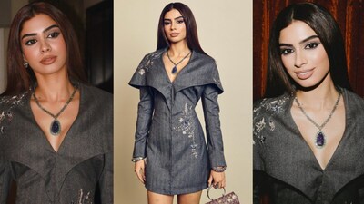 Khushi Kapoor Stuns In Structured Grey Mini Dress At Delhi Event