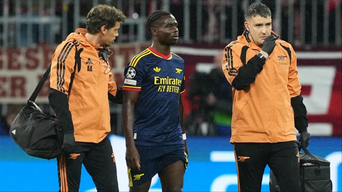 Quad Injury To Keep Bukayo Saka Out Of Action For At Least 2 Months