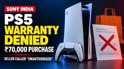 Sony India's dealer page says products bought from an unauthorised reseller may not get the one-year manufacturer warranty.
