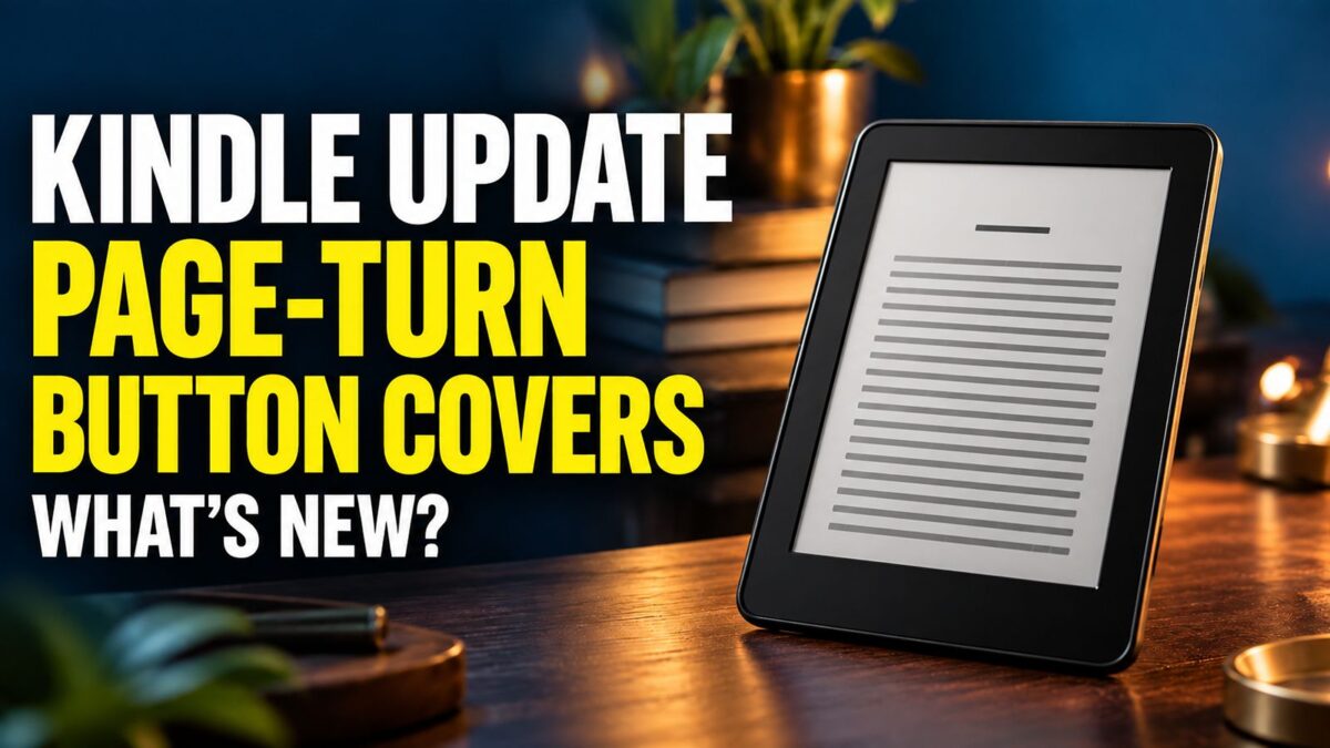 Amazon's New Kindles And Page-Turn Cover: What's New