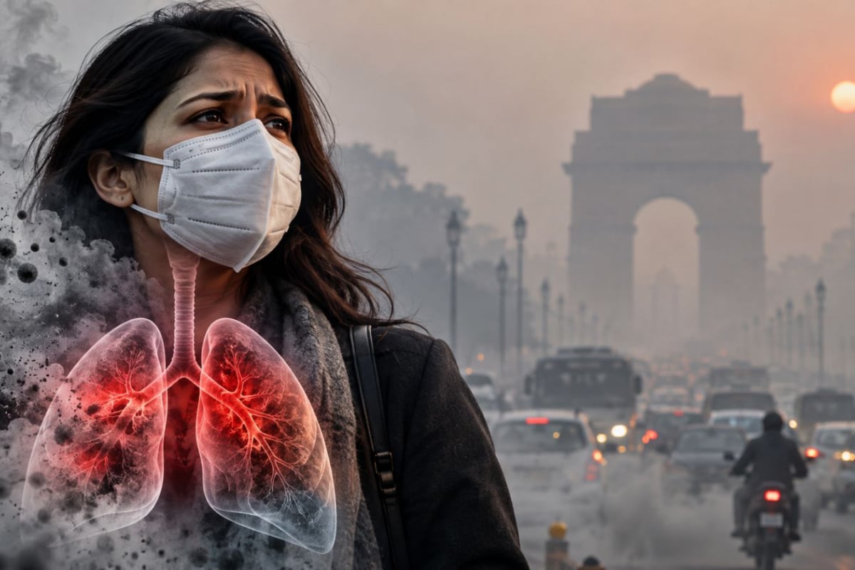 Breathing Delhi's Polluted Air? Can It Raise Lung Cancer Risk In Non-Smokers? What Doctors Are Saying