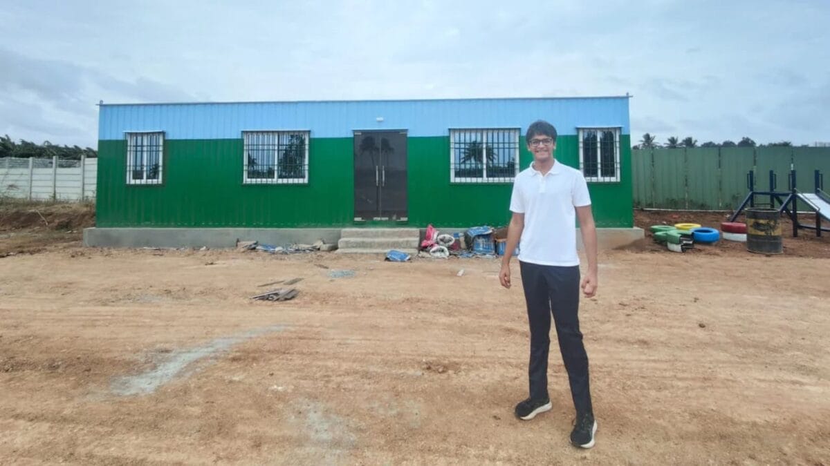 Bengaluru Class 12 Student Builds Portable School For Children Of ...