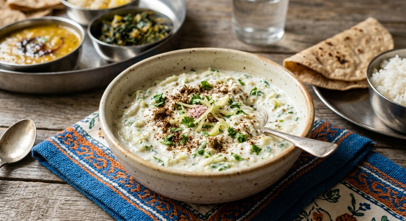 Amla RaitaFinely grate fresh amla and mix it into chilled curd. Add roasted cumin powder, black salt and a little chopped coriander. The sourness of amla works surprisingly well with creamy curd and makes for a refreshing accompaniment with lunch.