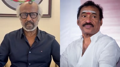 Rajinikanth visited veteran music composer Deva’s home.