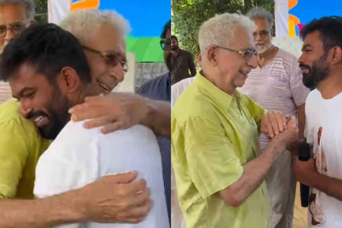 Shivaji Park Protest: Naseeruddin Shah Meets CJP's Abhijeet Dipke, Says, 'I Am A Huge Fan'