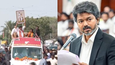 Vijay proudly flaunted his son Jason's Sigma frame during a roadshow.