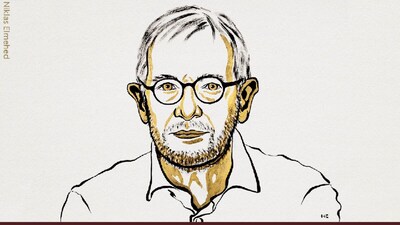 Halzen's vision turned a cubic kilometre of Antarctic ice into a giant telescope capable of detecting elusive particles from deep space. (IMAGE: Nobel Committee)