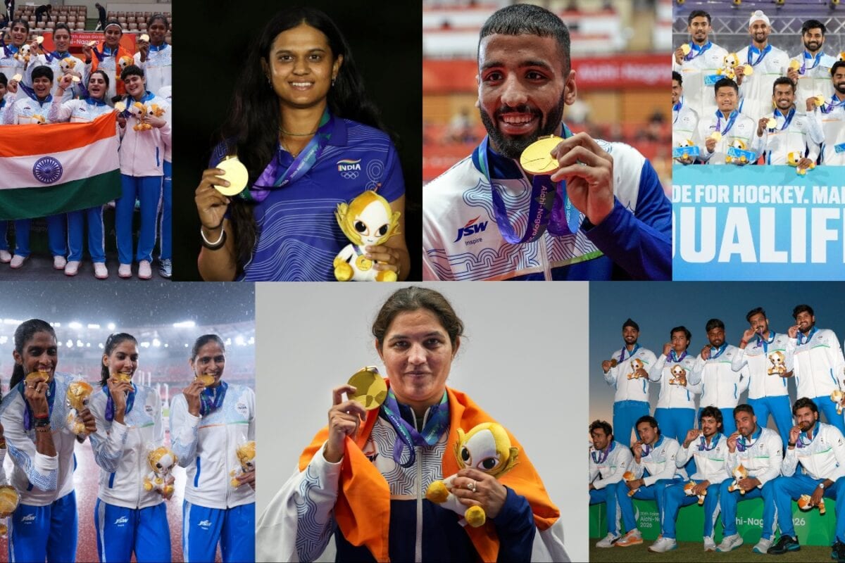 Full List Of Indian Gold Medallists At Asian Games 2026